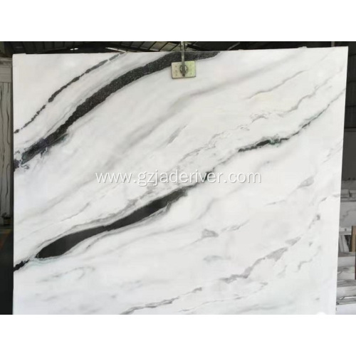 Panda White Marble Stone with Black Veins